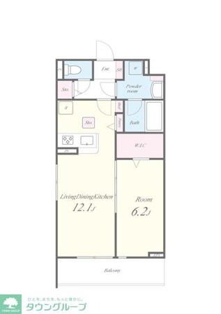 LUCIE TSII(ルシエ ティエスツー)の物件間取画像
